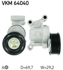SKF Riemenspanner Keilrippenriemen VKM 64040 für MAZDA BL CW BK 69,7mm CR CR19