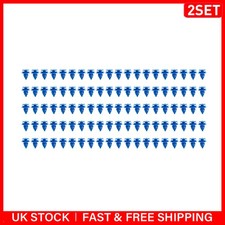 200Pcs Wheel Arch Trim Fastener Clips Blue For Land Rover Discovery Sport Parts