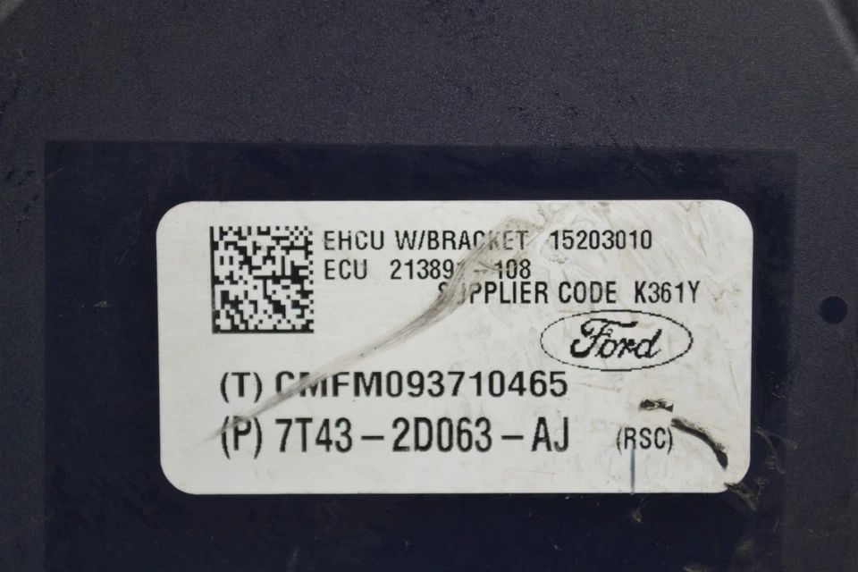 Controle de bomba de freio 7T432D063AJ Ford Edge 2008-2009 ABS antibloqueio fabricante de equipamento original 5G1 216 - Imagem 4 de 4