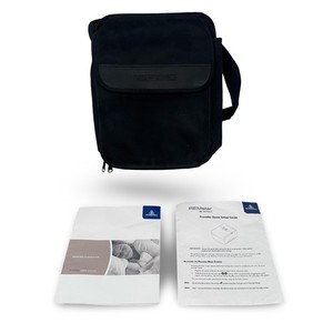 Respironics REMstar M Series Travel Bag Black Carrying Case with Manuals