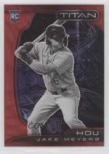 2022 Panini Chronicles Titan Ruby Wave Prizm /199 Jake Meyers #9 0nr3