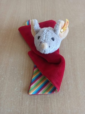 STEIFF Schmusetuch Maus Mäuschen Kuscheltuch BABY Geburt Schuffituch Top