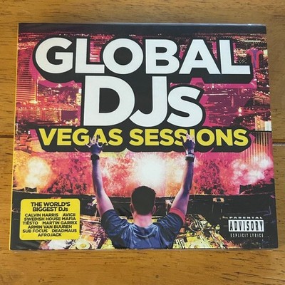 Global DJs Vegas Sessions CD 3-disc 2014 Various Artists Electronic Dance New