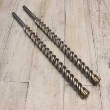 2 PC- DeWalt DW5827 1-3/8" x 18" x 22-1/2" SDS Max Rotary Hammer Drill Bit