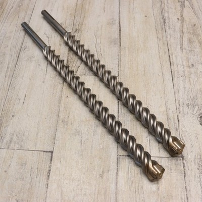 2 PC- DeWalt DW5827 1-3/8'' x 18'' x 22-1/2'' SDS Max Rotary Hammer Drill Bit