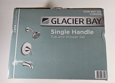 Glacier Bay Single Handle Tub Shower Set Chrome 1008 665 208 New Open Box
