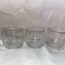 3 Swissair Small Glass - Possible 1st Class Glass ?