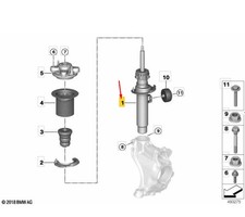 BMW Z4 G29 Sto�d�mpfer vorne links 31316879193 NEU ORIGINAL
