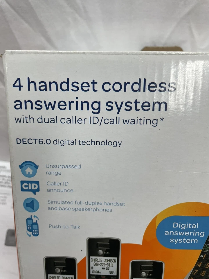 cl83413 contestador inalámbrico con 2 estaciones de carga las 3 probadas y funcionan. Foto 2 de 2