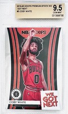 2019 Panini NBA Hoops Premium Stock Coby White RC We Got Next #3 BGS 9.5 💎 Gem