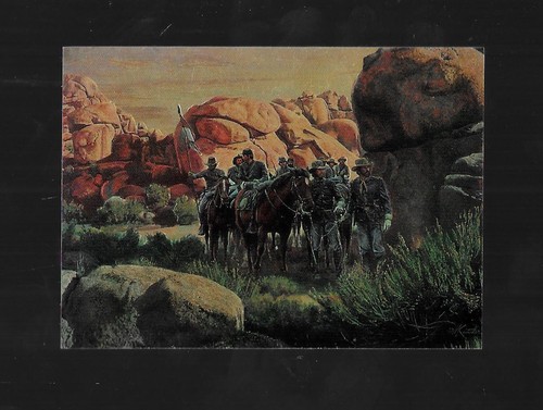 Wild West Art of Mort Künstler 1996 Chromium Card C2 In the Shadows - 第 1/2 張圖片