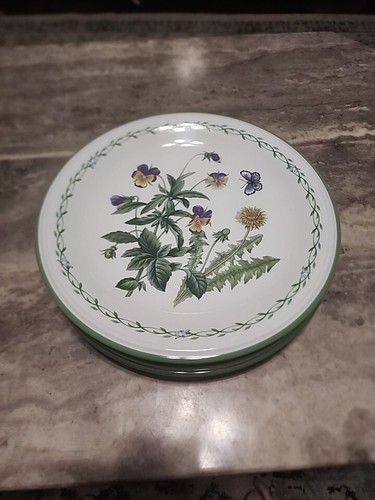 Set Of 4 Garden Bloom 2372 by Studio Nova DINNER PLATES 10 3/4" By Mikasa - Picture 3 of 6