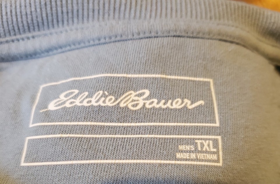 Worn Once XLT Eddie Bauer Camo Print Henley Shirt eBay