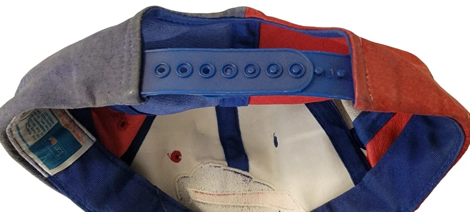 Винтажная РЕДКАЯ замшевая кожаная бейсболка Buffalo Bills кепка NFL Adj бейсболка красный белый синий - Изображение 3 из 4