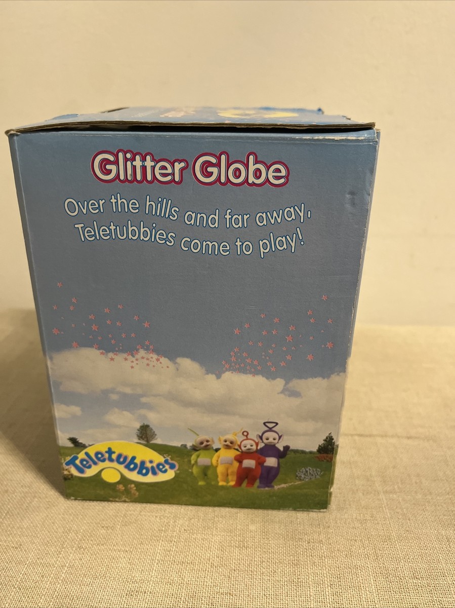 SCARCE TELETUBBIES GLITTER GLOBE SNOW DOME IN ORIGINAL BOX