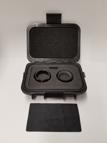 Ridge Royal schwarz 8 mm abgeschrägter Ring Set Silikon Größe 9 & Wolfram Größe 9,5