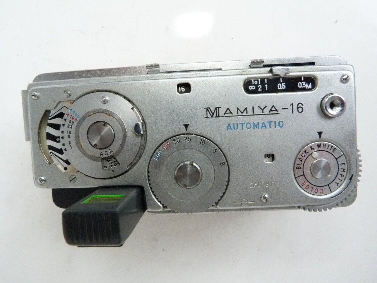 Vintage 1960 Mamiya 16 Automatic Subminiature Camera Sekor 25/2.8