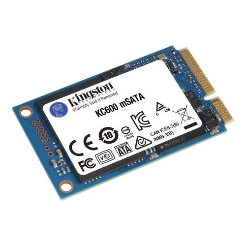 Kingston KC600 512GB Solid State Drive, mSATA, Blue, SKC600MS/512G - Picture 2 of 3