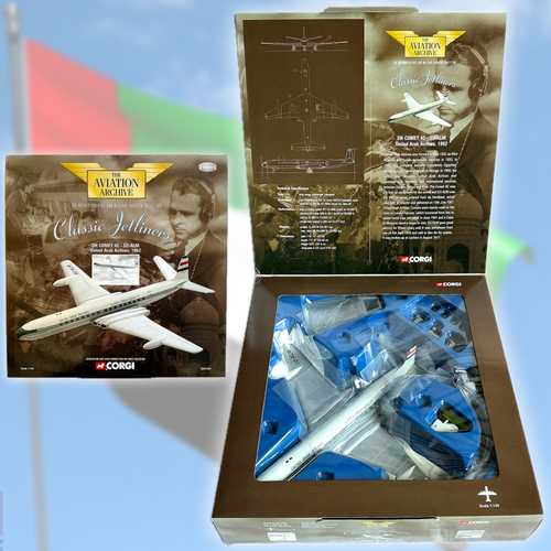 Corgi Aviation 1:144 DH Comet United Arab Airlines 1962 AA31402 BRAND NEW - Picture 2 of 4