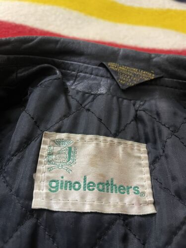 Vintage 70s 80s Gino Leather Jacket The Doors Hand Painted Small Jim Morrison - Picture 12 of 16
