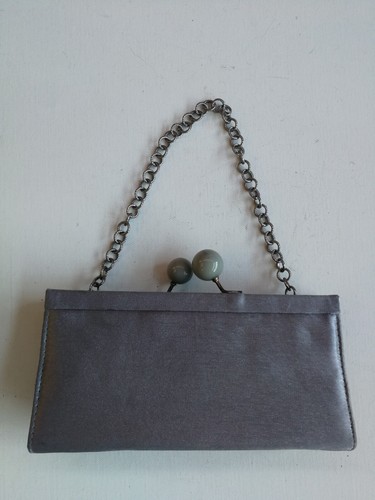 Borsa Donna Pochette Mano Piccola Clutch Catena Elegante 1960 Borsetta Vintage - Picture 8 of 24