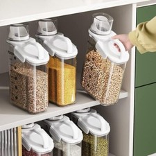 Cereal Container Storage Airtight Dry Food Storage BPA Free Dispenser Grain Rice