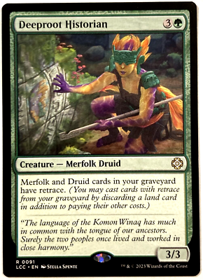 MTG Deeproot Historian Commander: Lost Caverns of Ixalan 91 NM