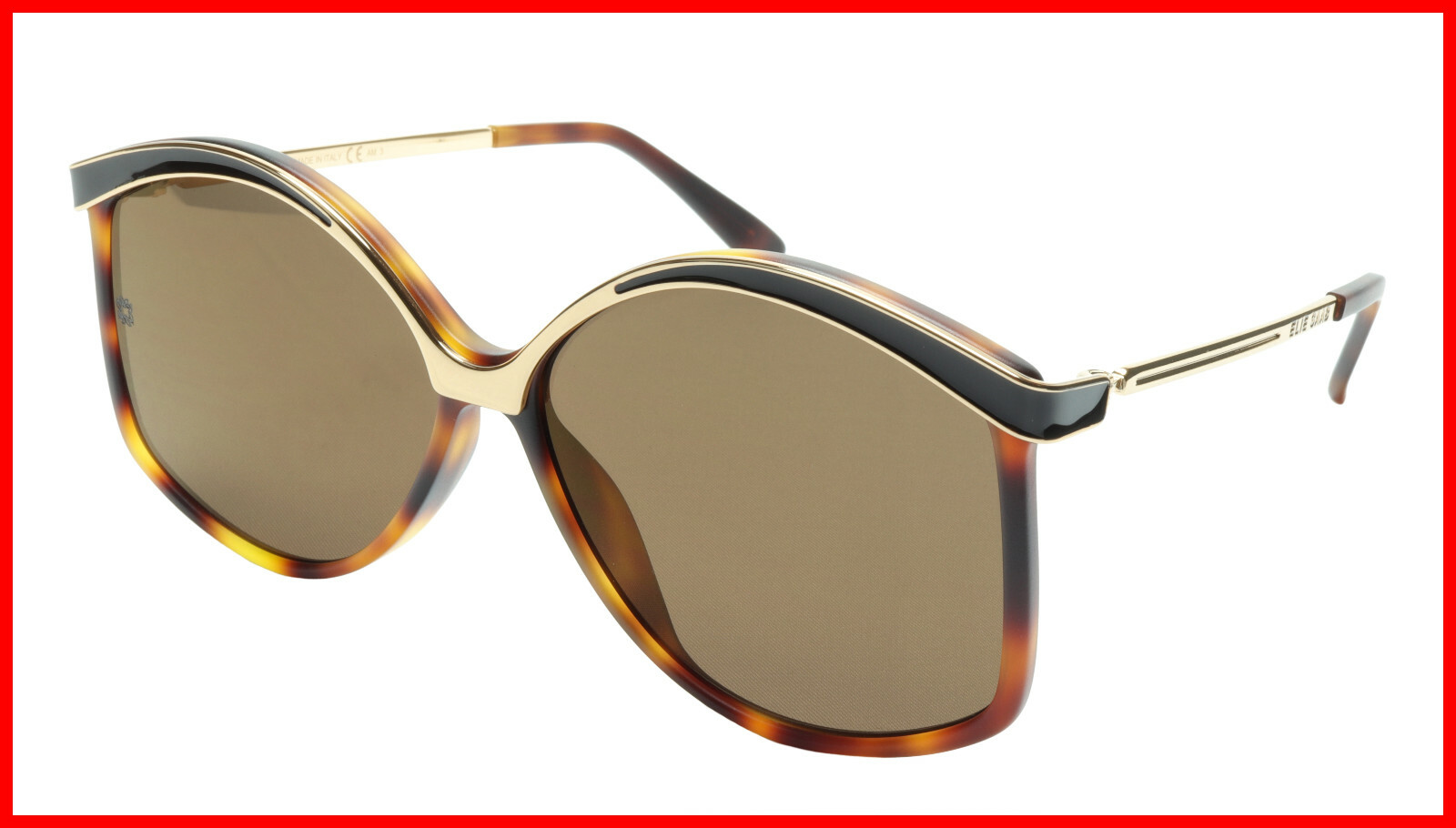 Ellie Saab Sunglasses ES 023/G/S N9P03 Acetate Metal Italy Made 61-14-140