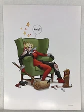 Poster Harley Quinn #44 Variant COVER DC Comic Print 12x16 Frank Cho