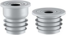 2 Pack Washing Machine Drain Hose Seal Plug Odor-Free Silicone Sealing Gray