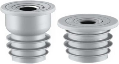 2 Pack Washing Machine Drain Hose Seal Plug Odor-Free Silicone Sealing Gray 