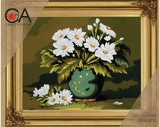 "Chamomile" Printed Needlepoint Tapestry Canvas 6255