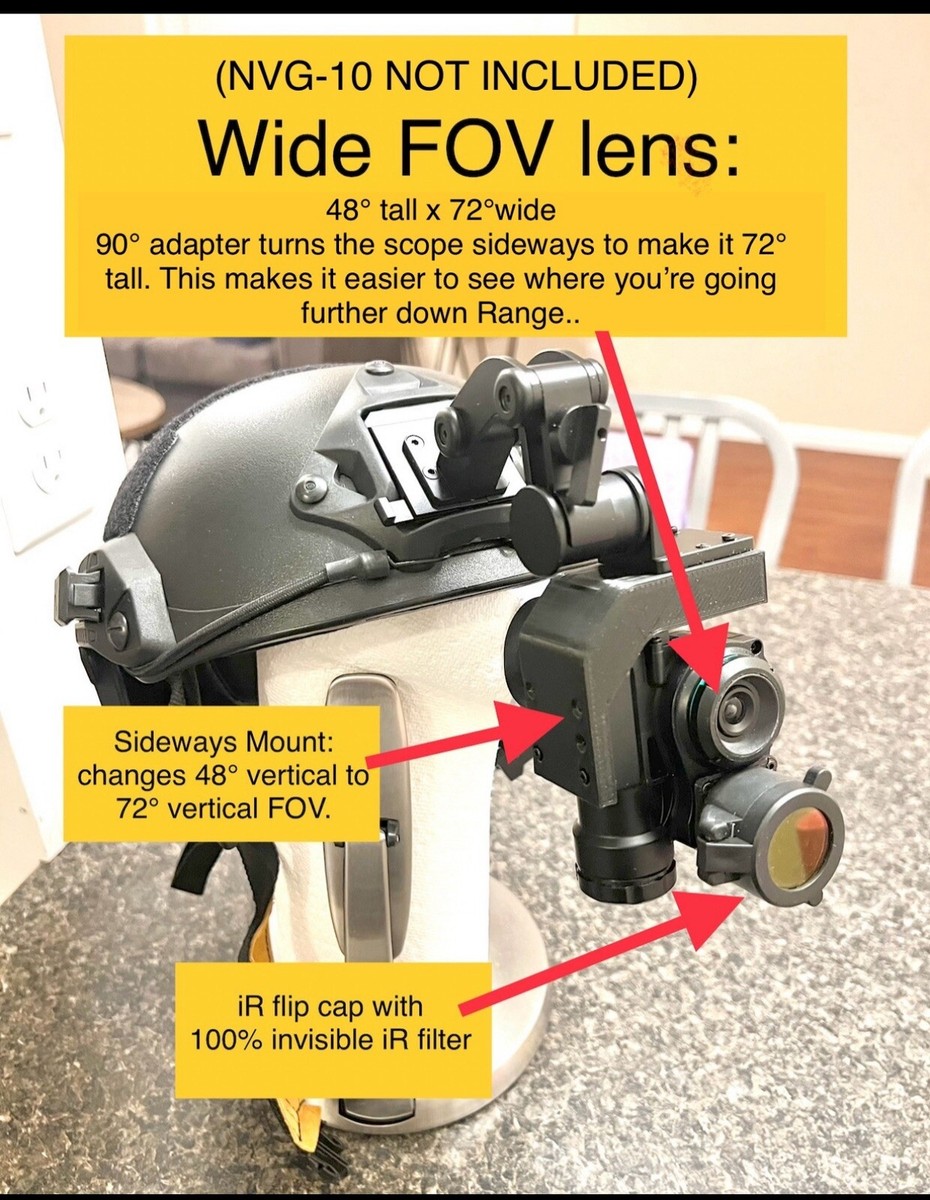 個人装備 NVG-10 NVG10 Night Vision Goggles Monocular 6X Zoom WIFI For Helmet