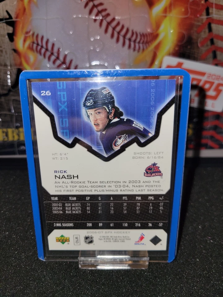 2006-07 SPX HOCKEY #26 Rick Nash - Image 2 of 2