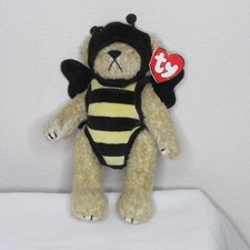 TY The Attic Treasures Collection Beanie Babies BeeZee The Bear Jointed 8" 1993