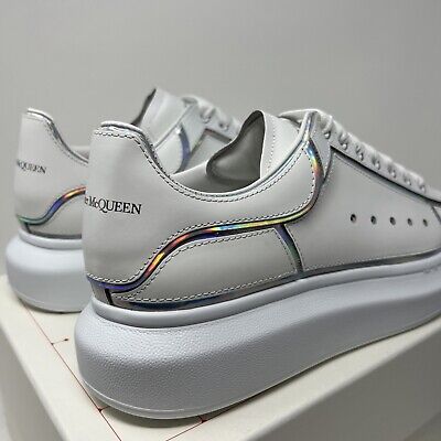 Alexander McQueen Men's Oversized Leather Sneakers Size 43 Alexander McQueen Men's Oversized Leather Sneakers Size 43