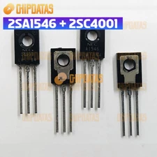 1Pairs New NEC 2SA1546 + 2SC4001 A1546/C4001 TO-126 PNP SILICON POWER TRANSISTOR