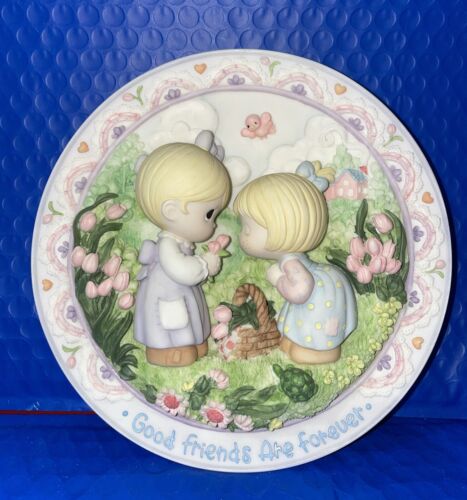 Good Friends Are Forever 1995 Precious Moments Collector’s Plate 6 ¼” Vintage