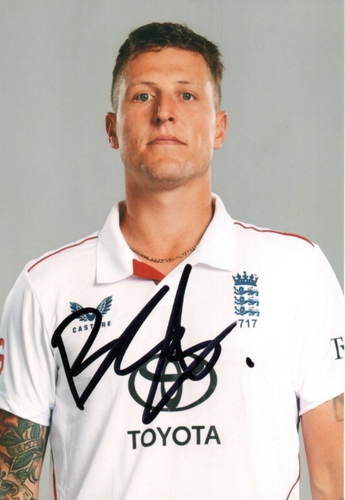 ENGLAND CRICKET: BRYDON CARSE SIGNED 6x4 TEST PORTRAIT PHOTO+COA - 第 1/1 張圖片