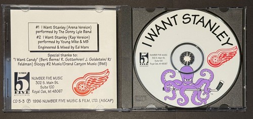 Detroit Red Wings CDs (1996, 1998, 1999) Stanley Cup Playoff Anthems/Announcers - Picture 4 of 8