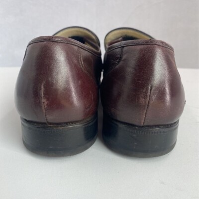 Florsheim Mens Imperial Loafer Dress Shoes Red Rare Florsheim Imperial Shell Cordovan Tassel Loafers The  main image 4