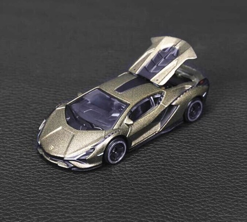Bburago 1:64 Lamborghini Sian FKP37 Diecast Metal Model Car Vehicle - Zdjęcie 7 z 8