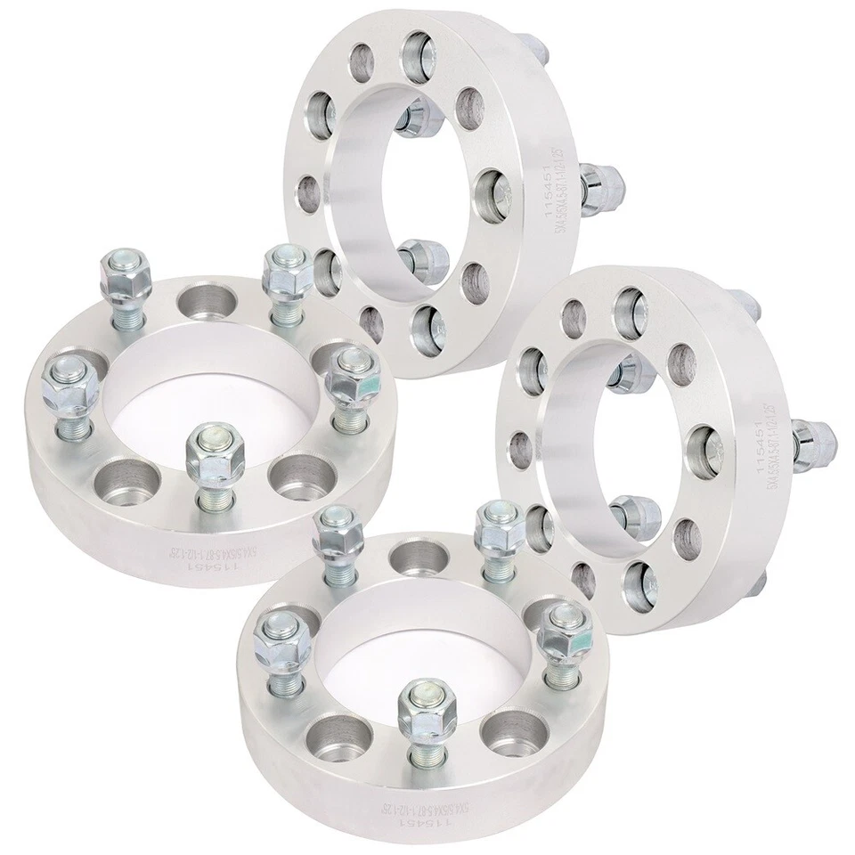 4Pcs 1.25" or 32mm 5x4.5 Wheel Spacers 1/2"x20 For Mercury Grand Marquis 1998-11 Foto 4 de 4