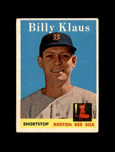 1958 Topps Baseball #89 Billy Klaus (Red Sox) EX+