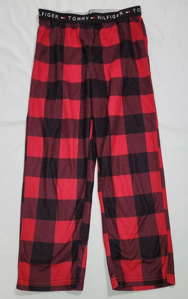 Tommy Hilfiger Kids Red Plaid Pajama Pants Size 6-7