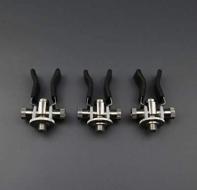 3x Inox Bas Rest Poignée Flexi Rod Cannes de Collection Pêche à la Carpe Solar