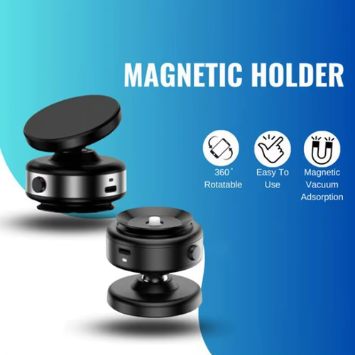 360° Rotatable Magnetic Car Phone Holder – Electric Suction Cup Mount - 第 3/15 張圖片
