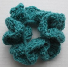 New Handmade Scrunchie - Teal Blue