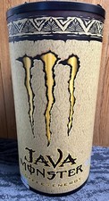 Rare Monster Energy Java Retail Cooler Wheeled Plastic Lid Drain New