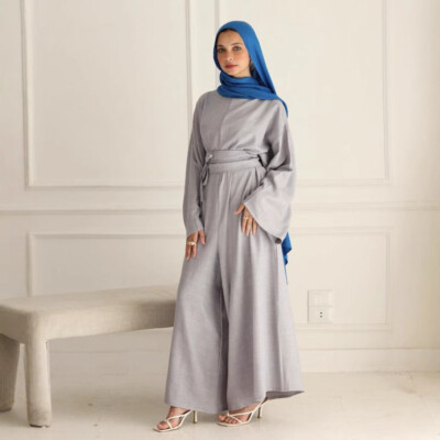 Dubai Women Jumpsuit Bodysuit Muslim Turkey Casual Romper Islamic Robes  Ramadan | eBay